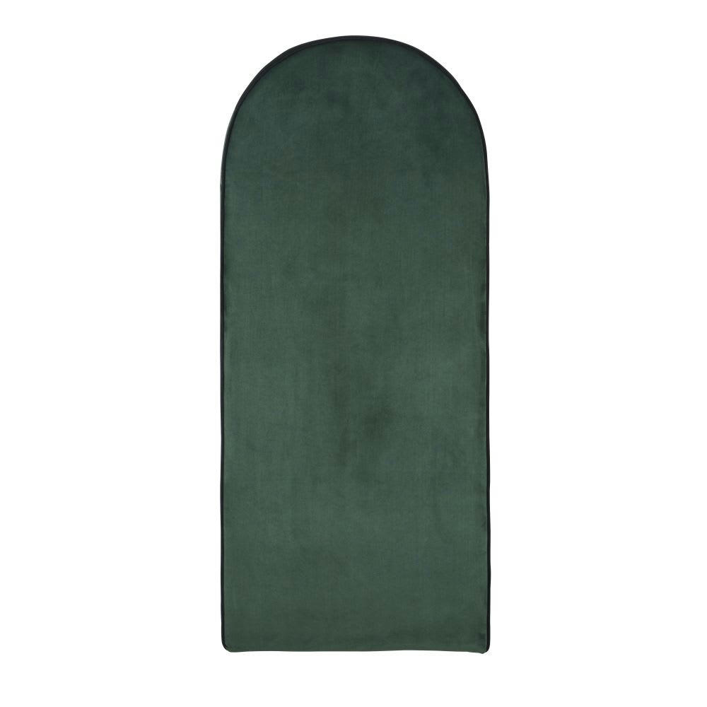 Hackney Business - Tête de lit modulable professionnelle en velours vert 60x140.5