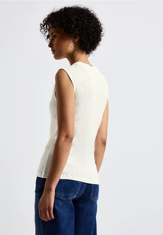 Strukturtop mit Turtleneck