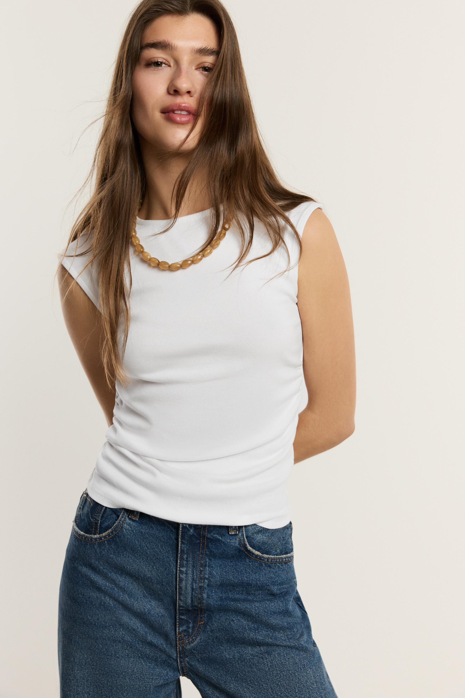 Camiseta frunces