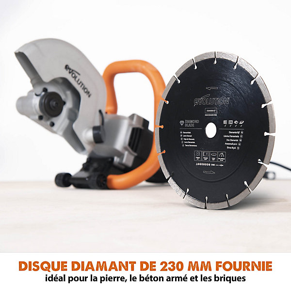 Découpeuse à matériaux Evolution R230DCT 2000W ø230 mm