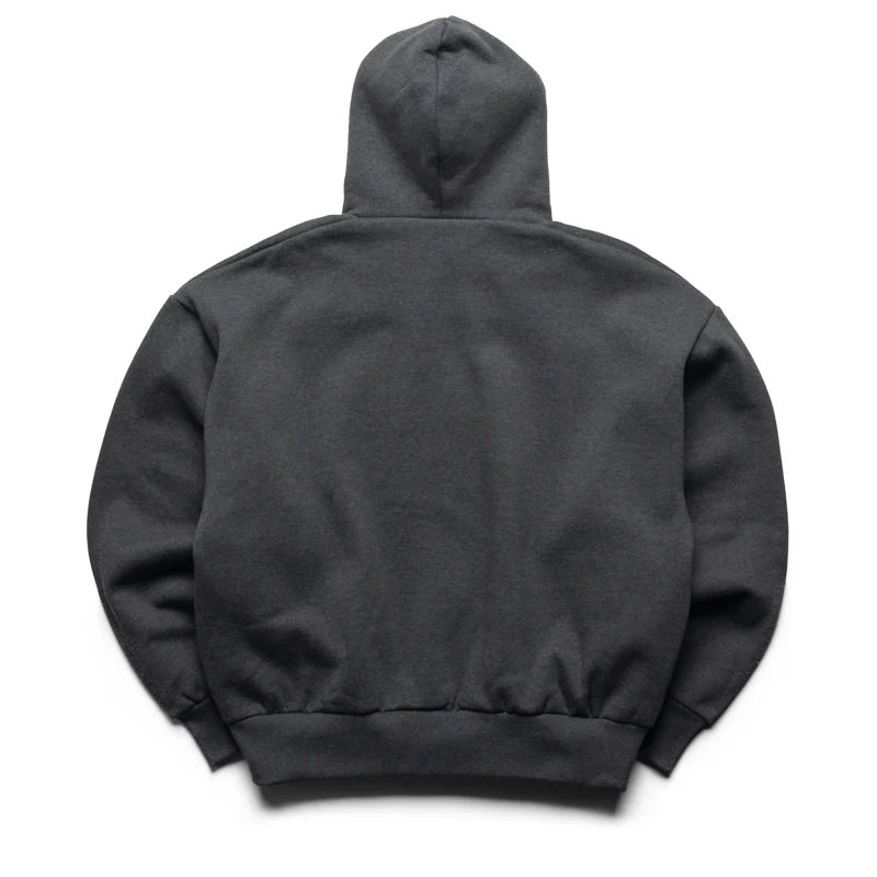 Fear Of God Essentials Embossed Classic Hoodie - Charcoal Heather