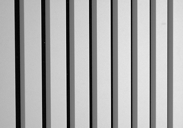Lot de 2 - 240 x 60 cm - Panneau Tasseaux- Gris Cuir -Feutrine Noir