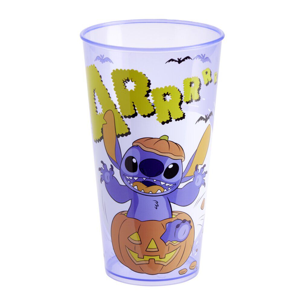 Gobelet plastique Halloween Disney Stitch eco cup Ø9xH15,5cm (2 modèles)