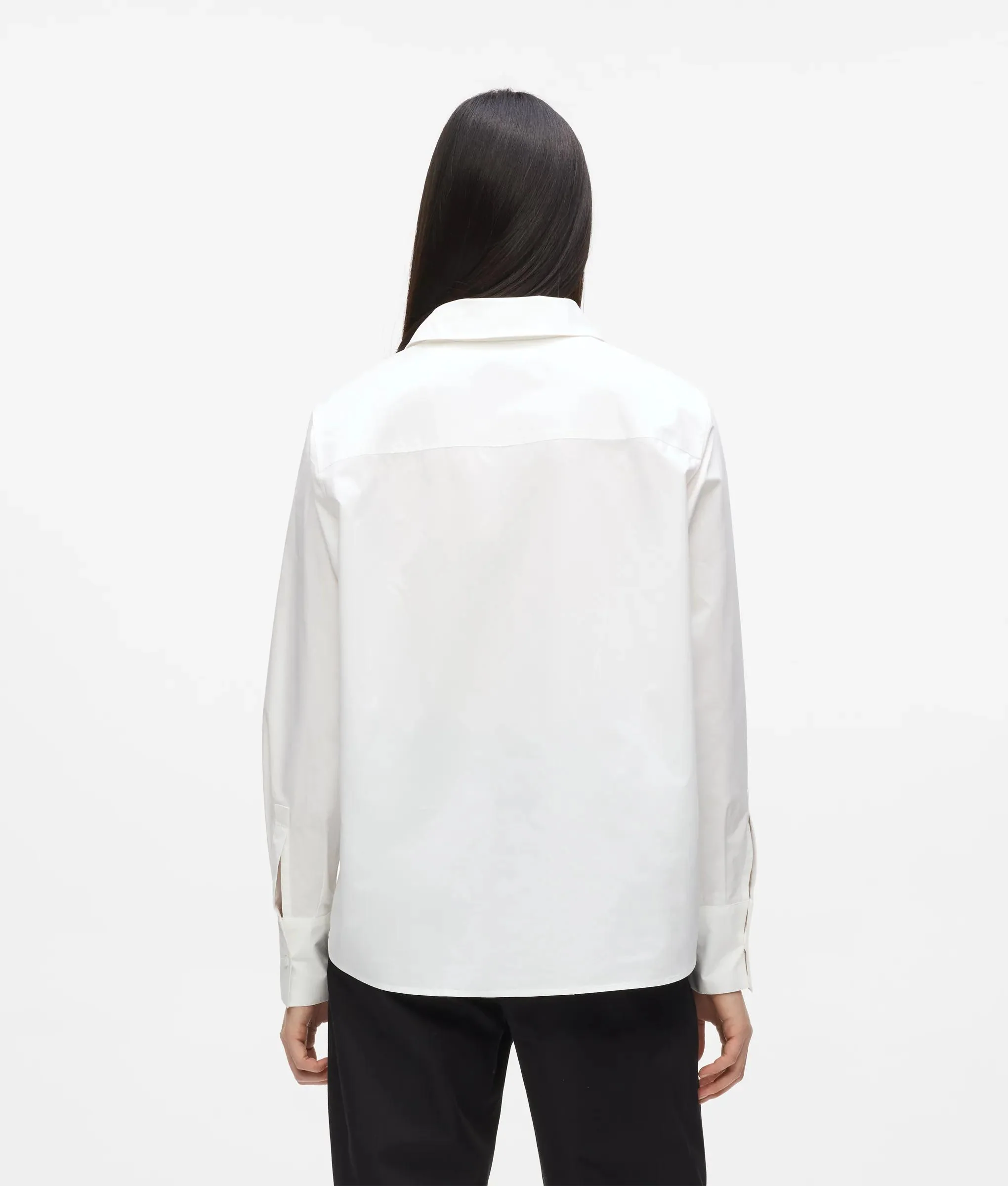 Chemise en popeline décontractée classique