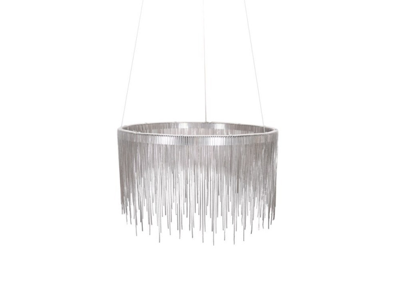 Fontanna SILVER Avenue żyrandol srebrne łańcuszki Ø60cm