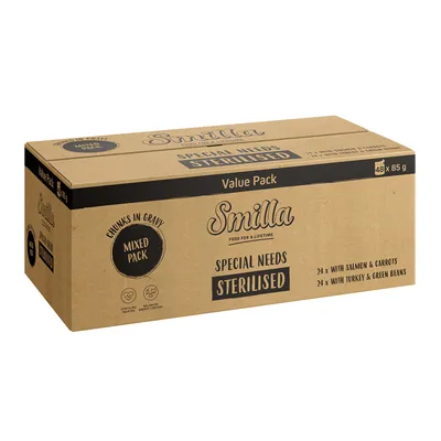 Smilla Adult Sterilised Pouches Chunks with Vegetables