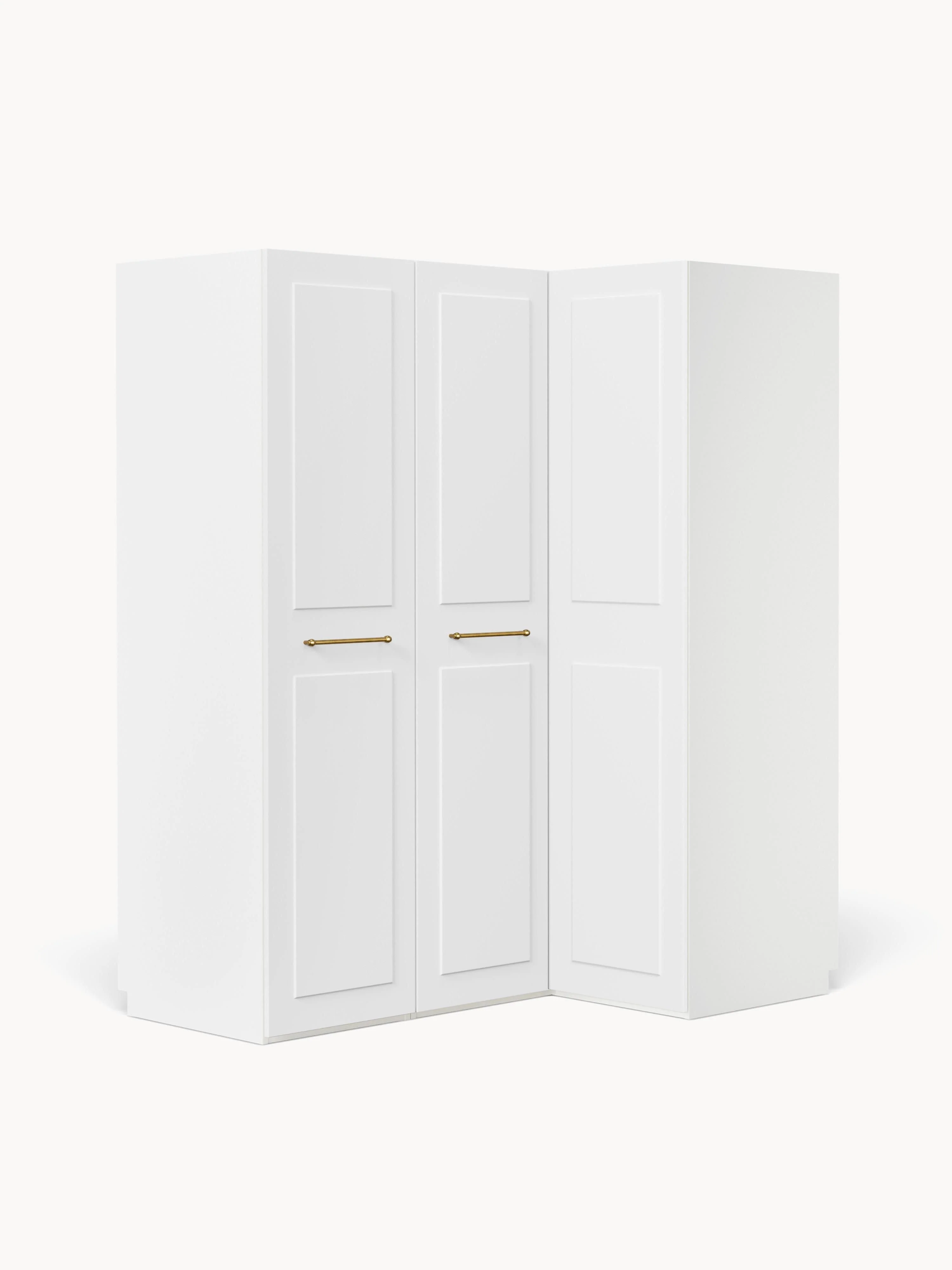 Modularer Eck-Kleiderschrank Charlotte, 165 cm Breite, in verschiedenen Größen