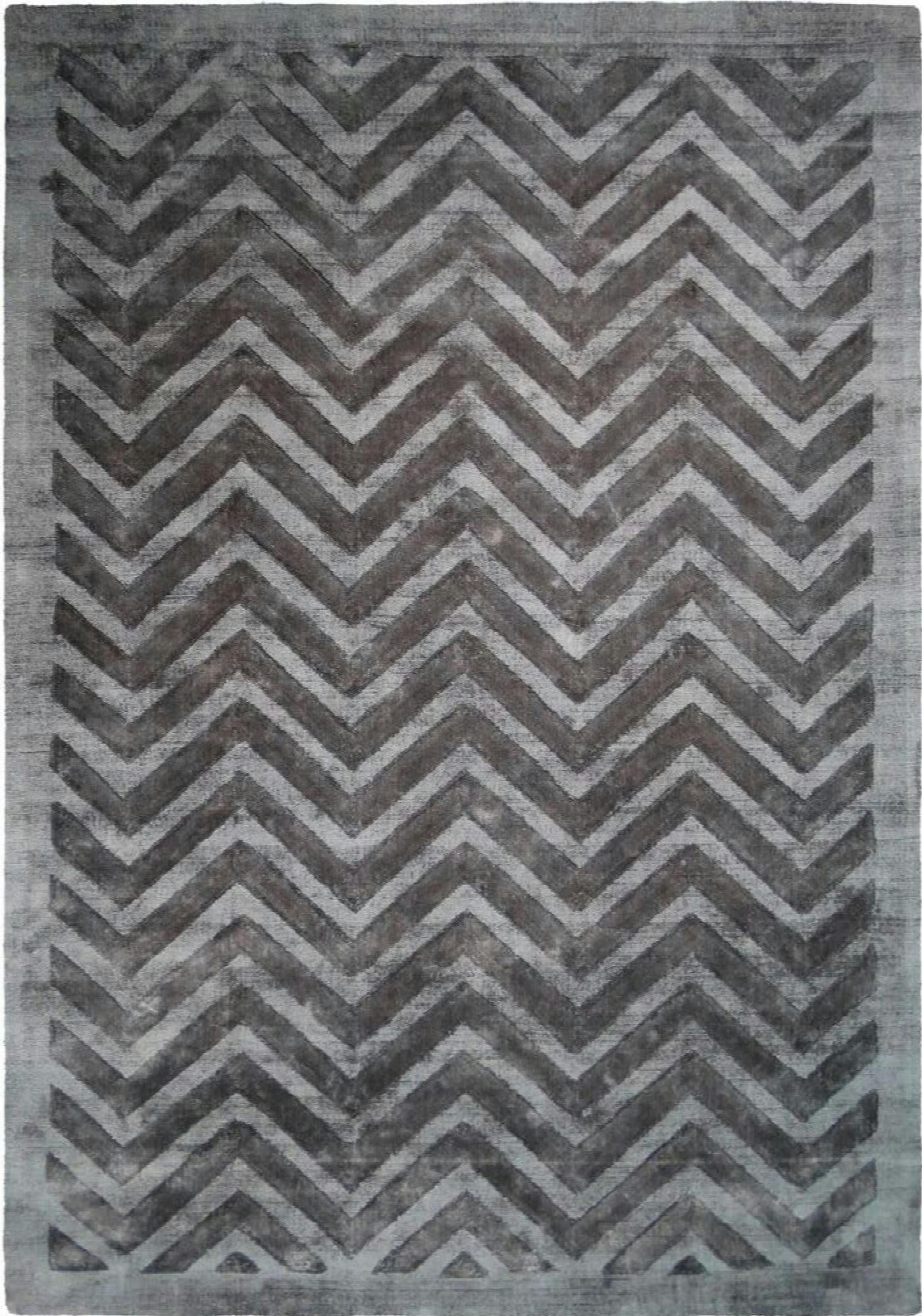 PRESTIGE 410 - Tapis fait main Viscose Gris