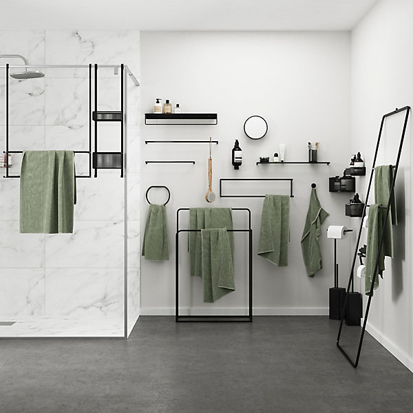 Panier de douche S noir GoodHome Elland