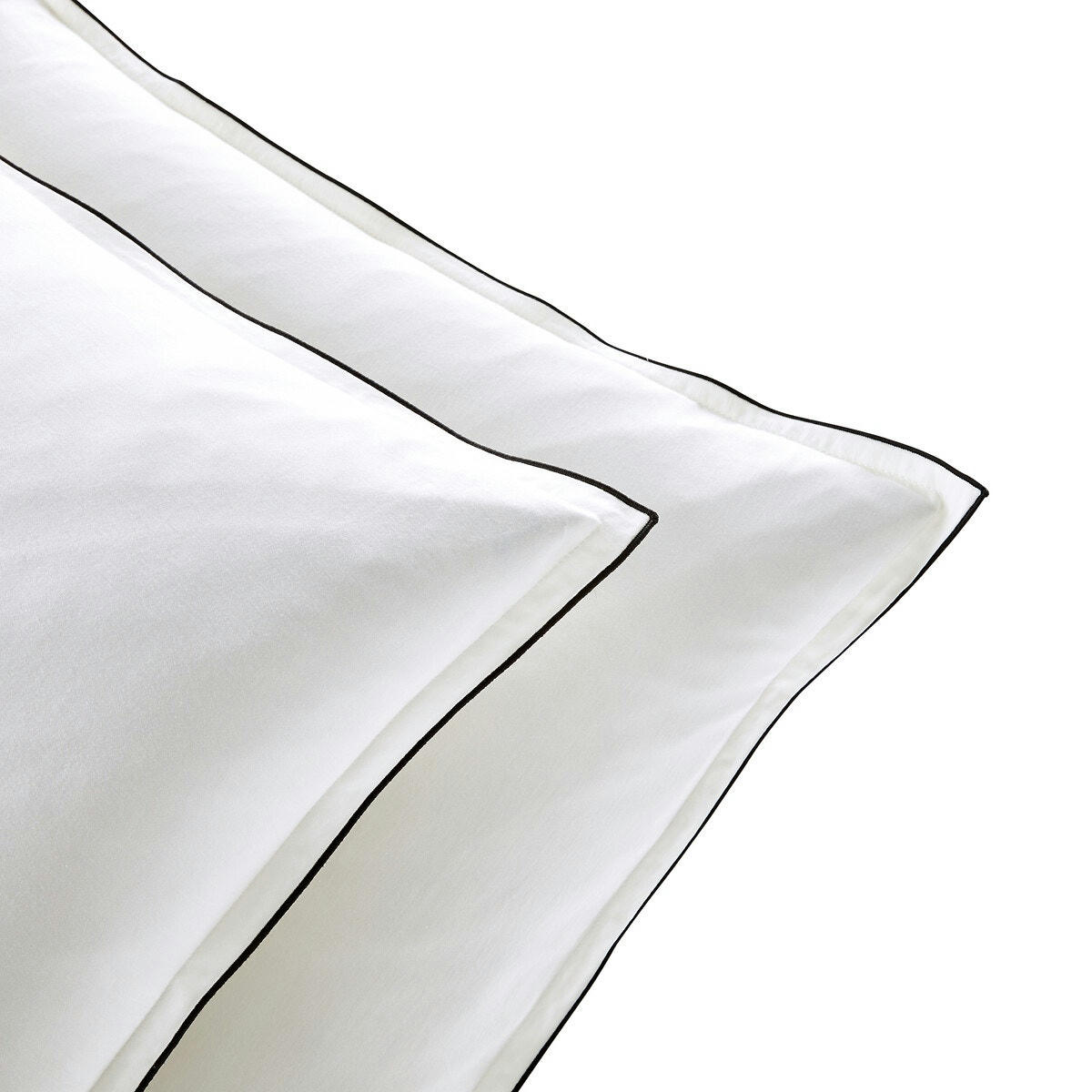 Taie d'oreiller satin de coton lavé, Victor uni