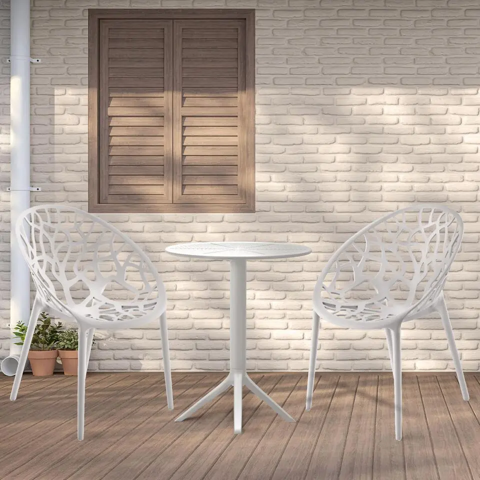 CLP zitgroep Hoscana wit Frame - Kunststof - wit