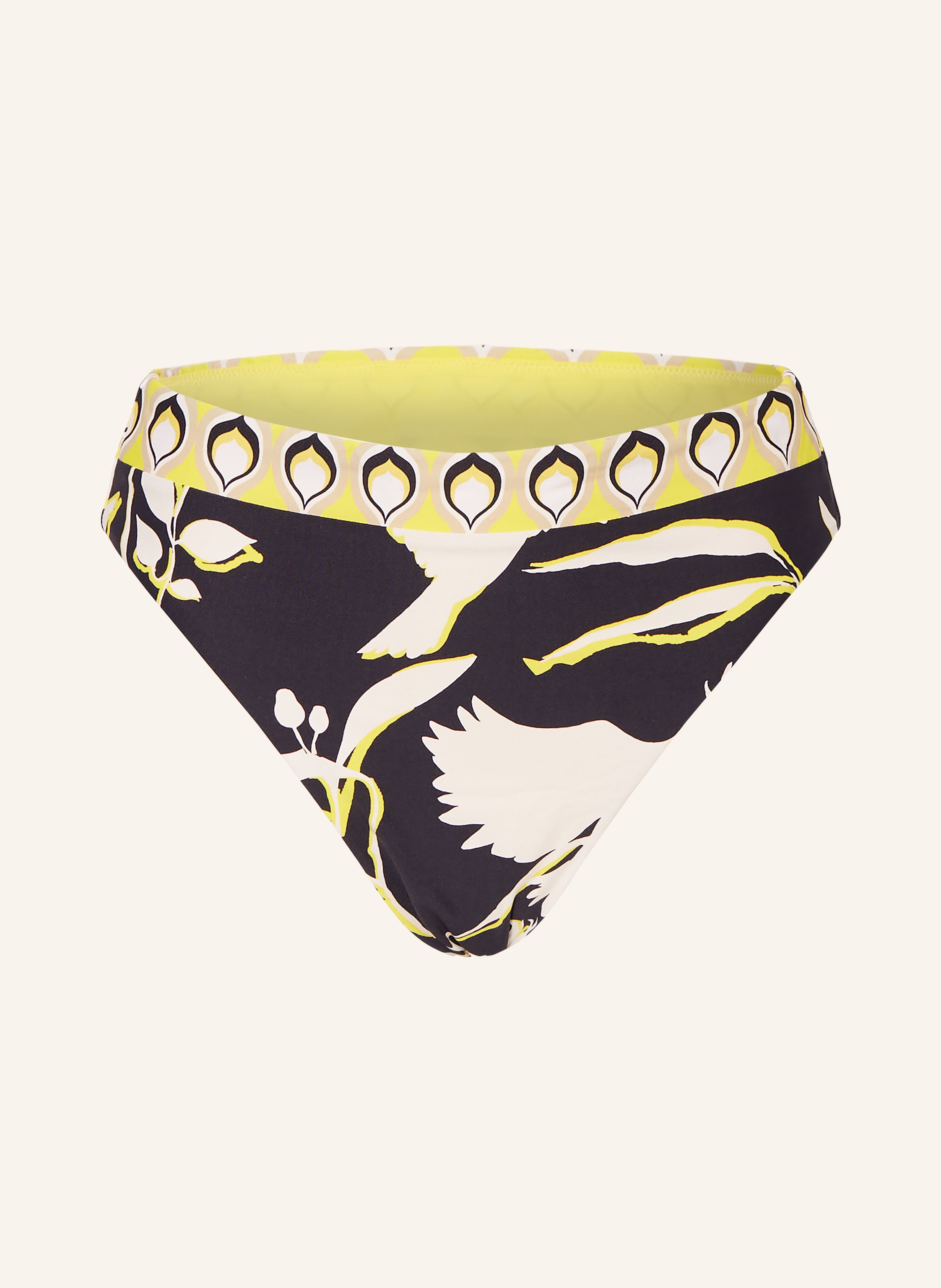SEAFOLLY High-Waist-Bikikini-Hose BIRDS OF PARADISE