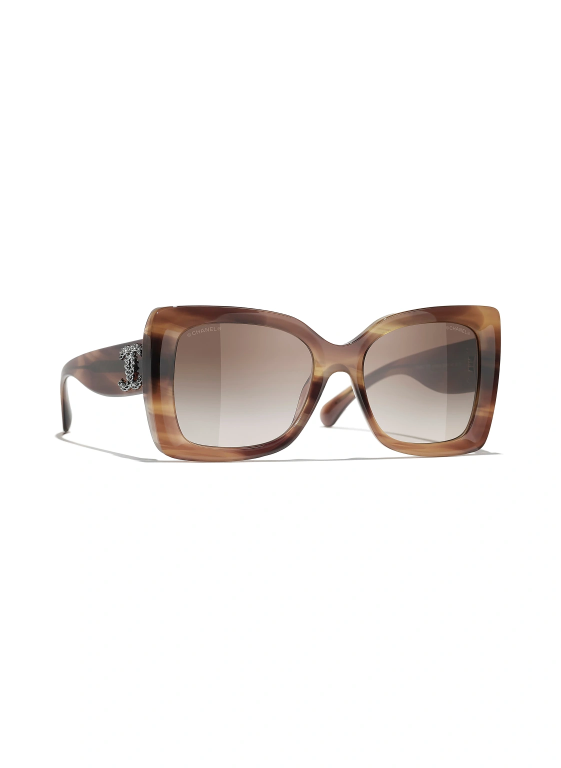 CHANEL Quadratische Sonnenbrille