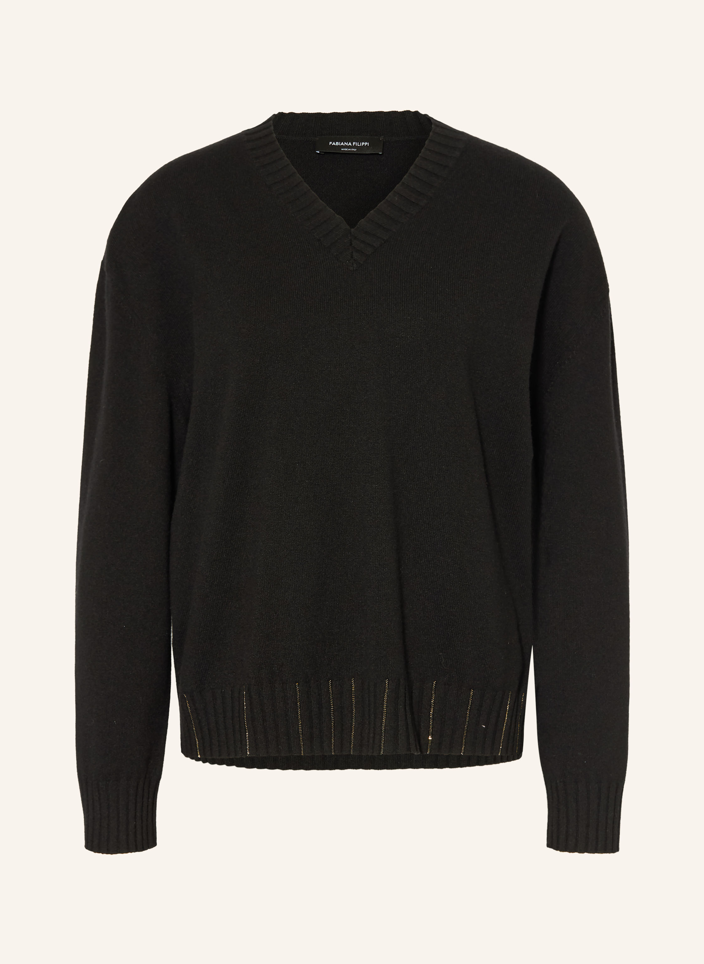 FABIANA FILIPPI Pullover mit Schmucksteinen