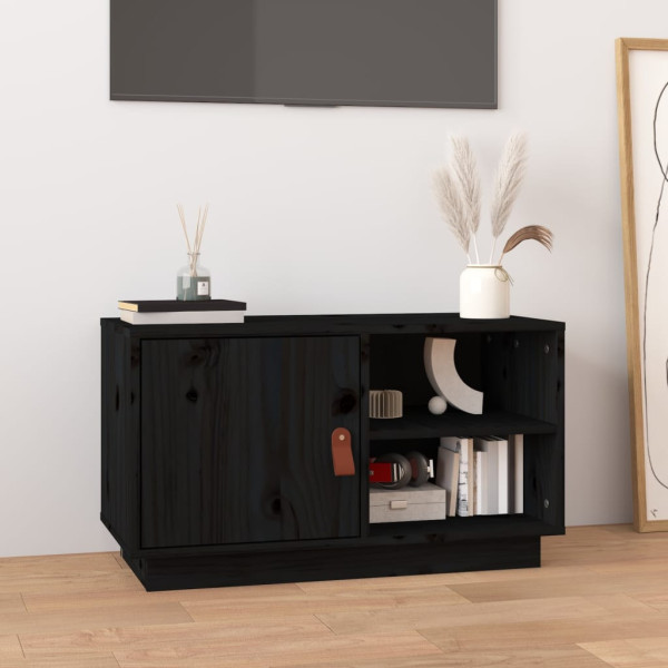 Szafka pod Telewizor Rtv Czarny Mat Nowoczesny Salon 70x34x40cm