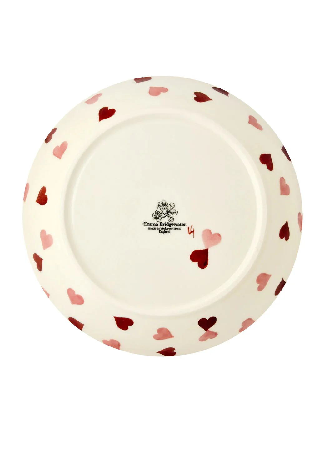Seconds Pink Hearts Medium Pasta Bowl