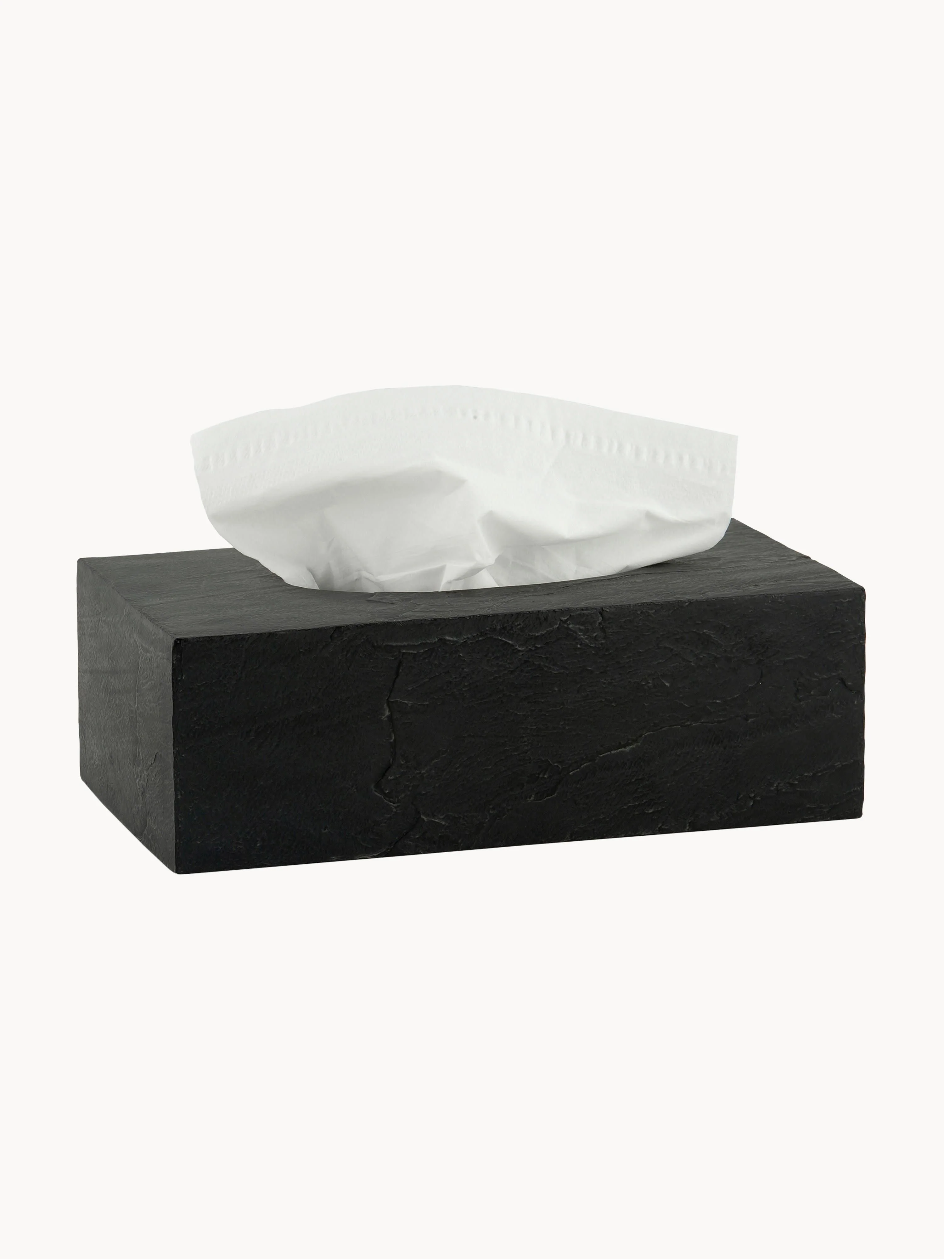 Kosmetiktuchbox Slate in Schiefer-Optik