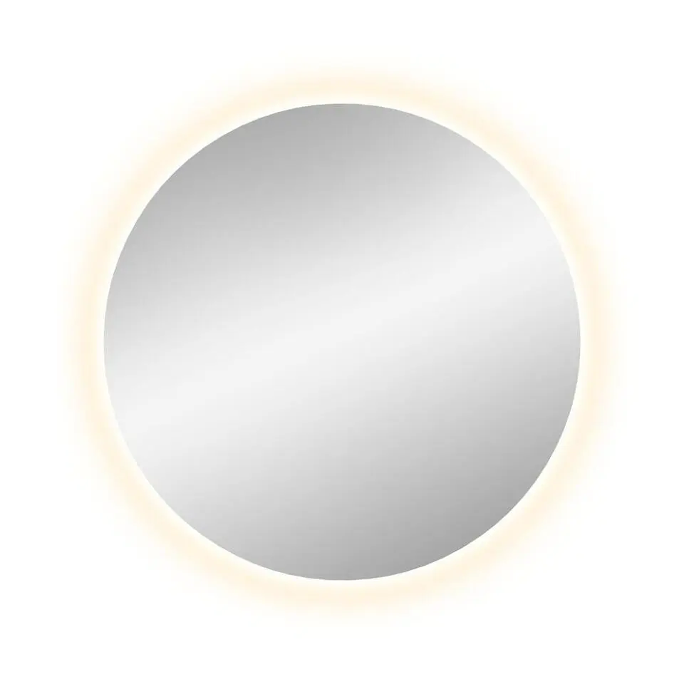 Hioshop Drive spiegel inclusief verlichting eiken decor