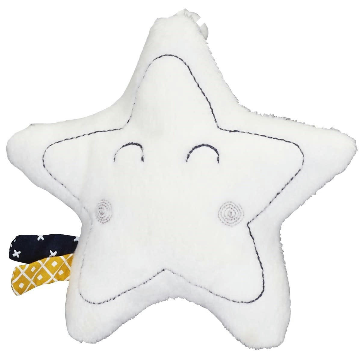 HELLO - Mobile Musical en velours blanc