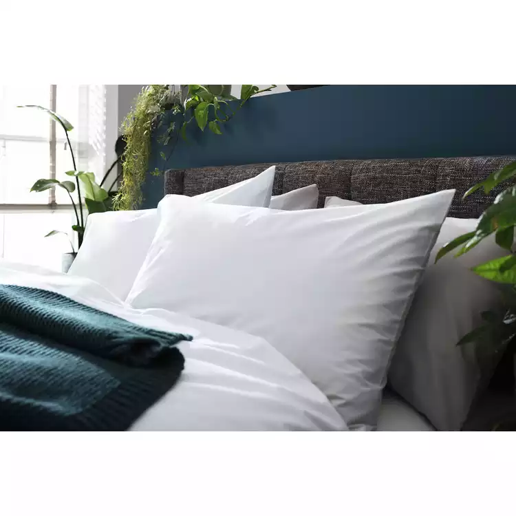Habitat Cotton Lyocell Standard Pillowcase Pair - White