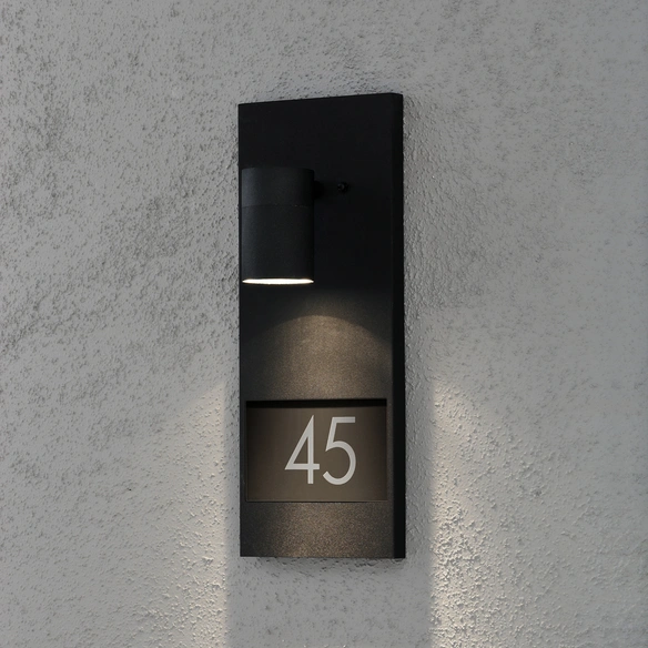 Wandleuchte »MODERN«, schwarz, 35 W, BxHxT: 16 x 41 x 11 cm