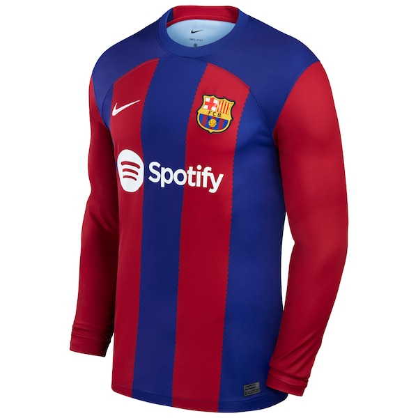 Ronald Araujo Barcelona Nike 2023/24 Home Replica Long Sleeve Jersey - Royal