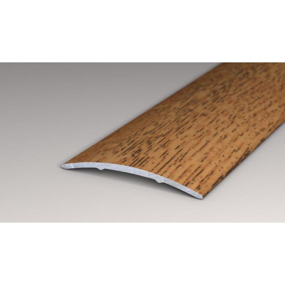 OVERGANGSPROFIL LOGOCLIC ALUMINIUM MØRK EIK 1000X40X5MM