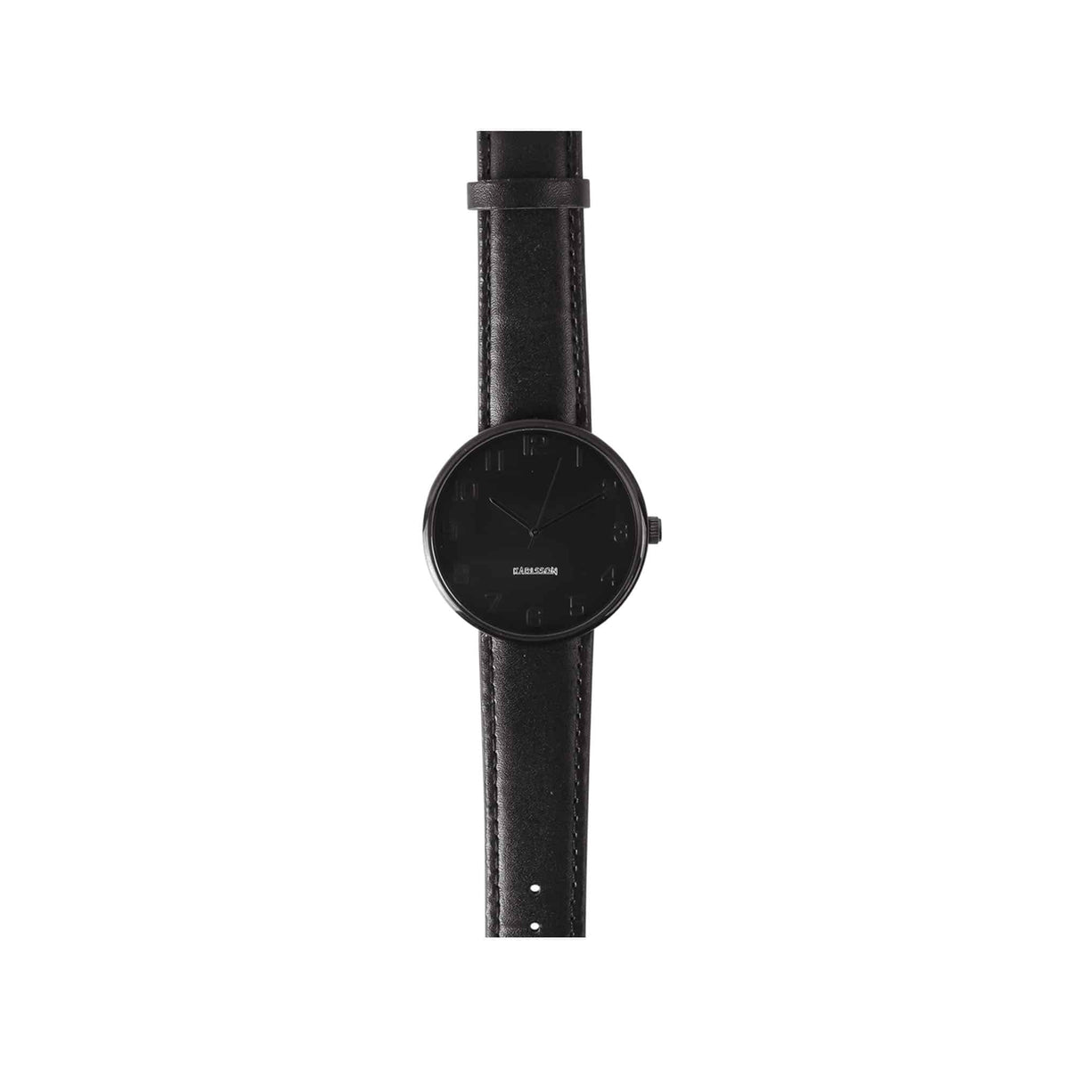 Karlsson horloge Mr. Black - zwart - Ø4cm