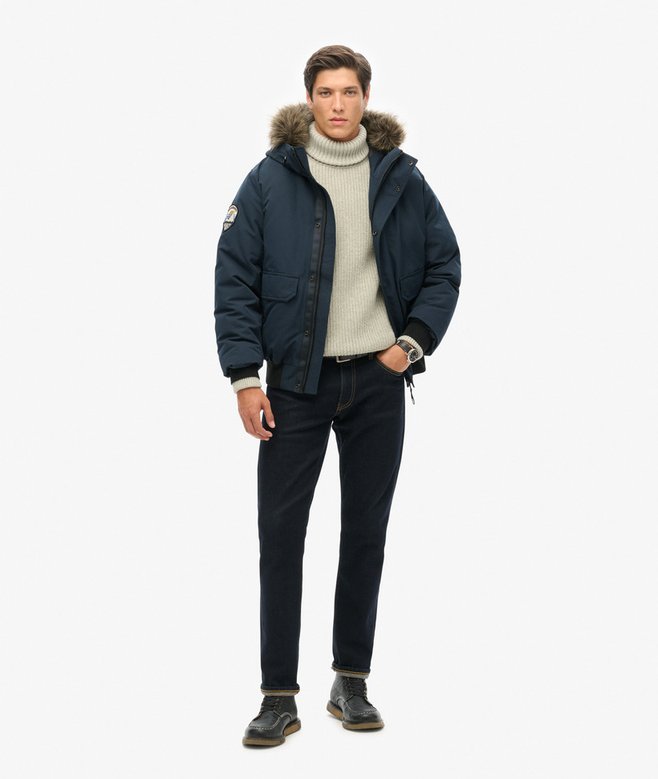 Everest Faux Fur Bomber Jacket