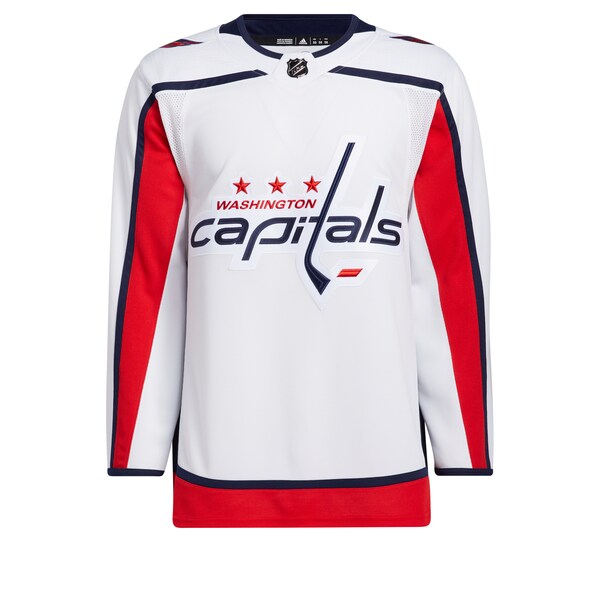 Washington Capitals adidas Men's Away Primegreen Authentic Jersey - White