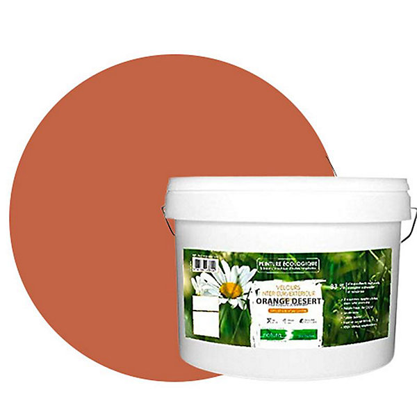 Orange Desert Peinture interieur exterieur aspect velours Natura - Orange Desert - 10L