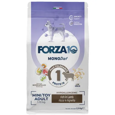 FORZA10 Mini & Toy Diet Lamb with Rice Croquettes for dogs