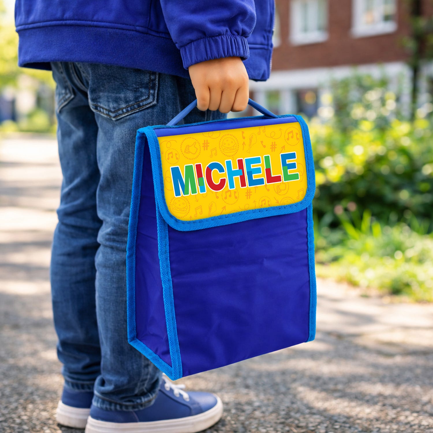 Zainetto bambino porta merenda nome Michele