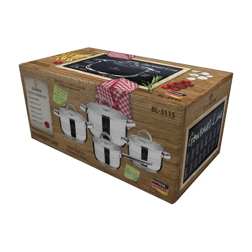 Kochtopf 8-teilig Gourmet Line