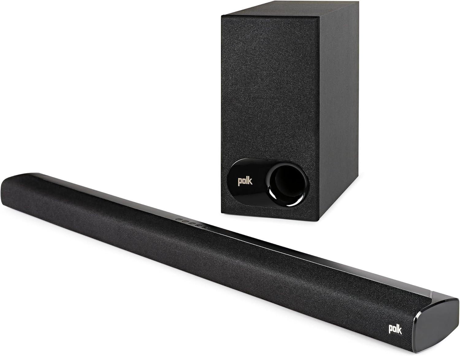 Polk Audio Signa S2 Sound Bar for Smart TV with Subwoofer  Wireless – Exclusive VoiceAdjust Technology  Ultra-Slim Design  Works with 4K & HD TVs  HDMI & Optical  Bluetooth  Wireless Streaming