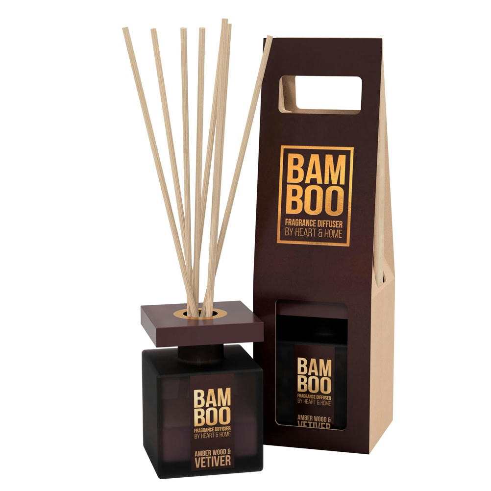 - Diffuseur à bâtons éco responsable Heart and Home - Flambée