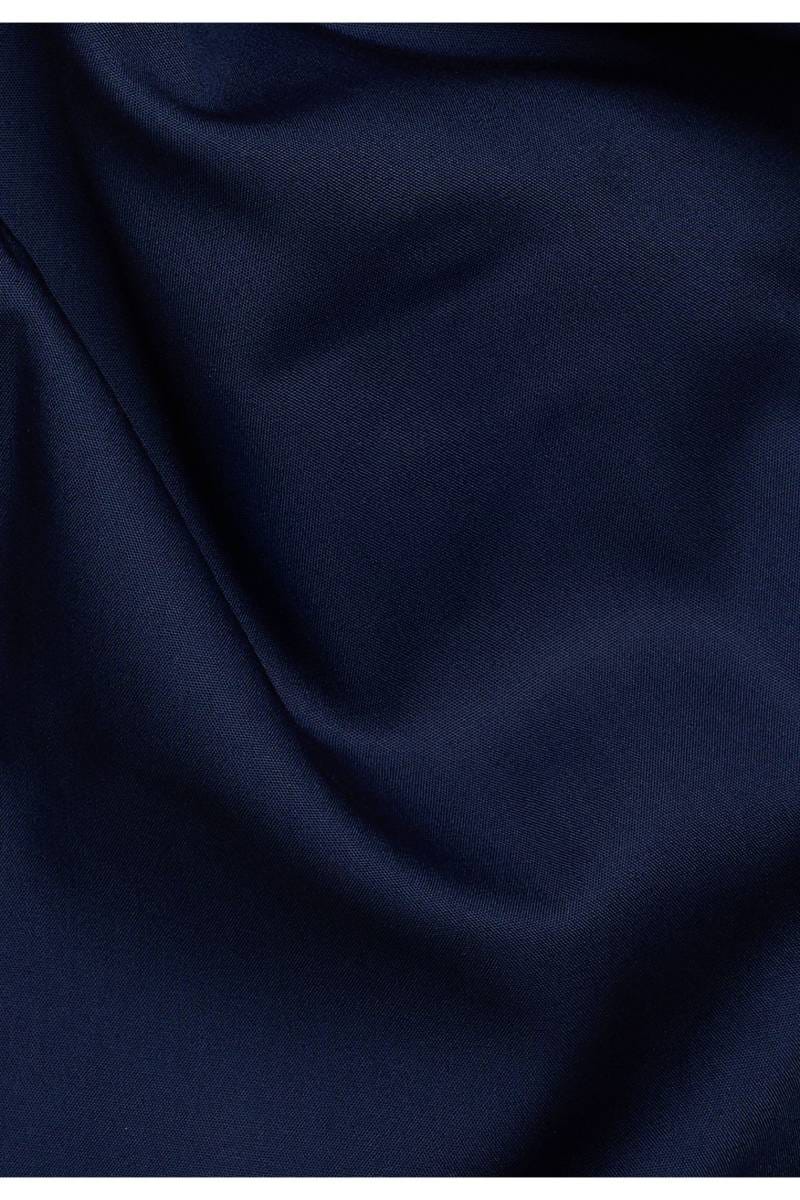 ETERNA Slim Fit Hemd marine, Einfarbig