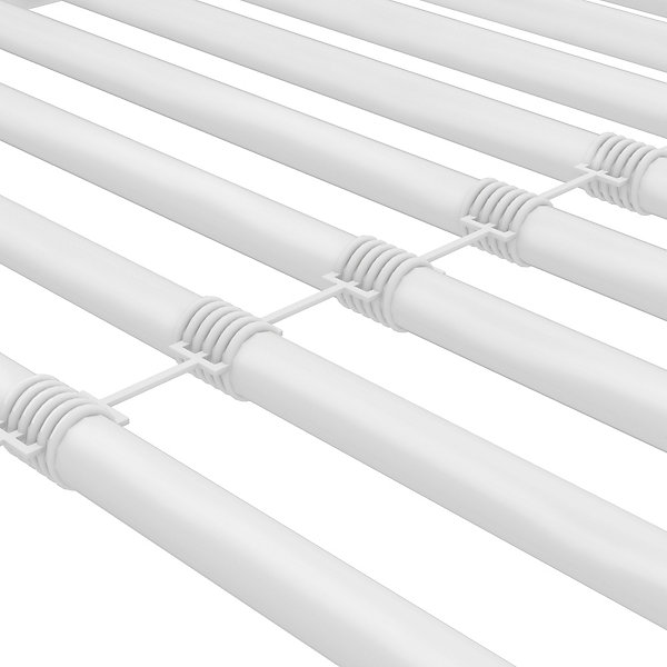 Lit superposé 90x200 cm, cadre métal, table, étagères, sécurité, pour enfants et ados