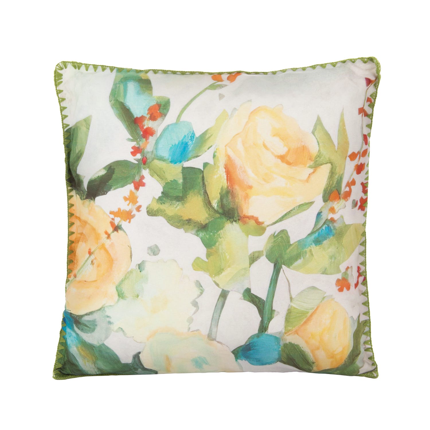 Cuscino divano 45x45 cm rose acquerello