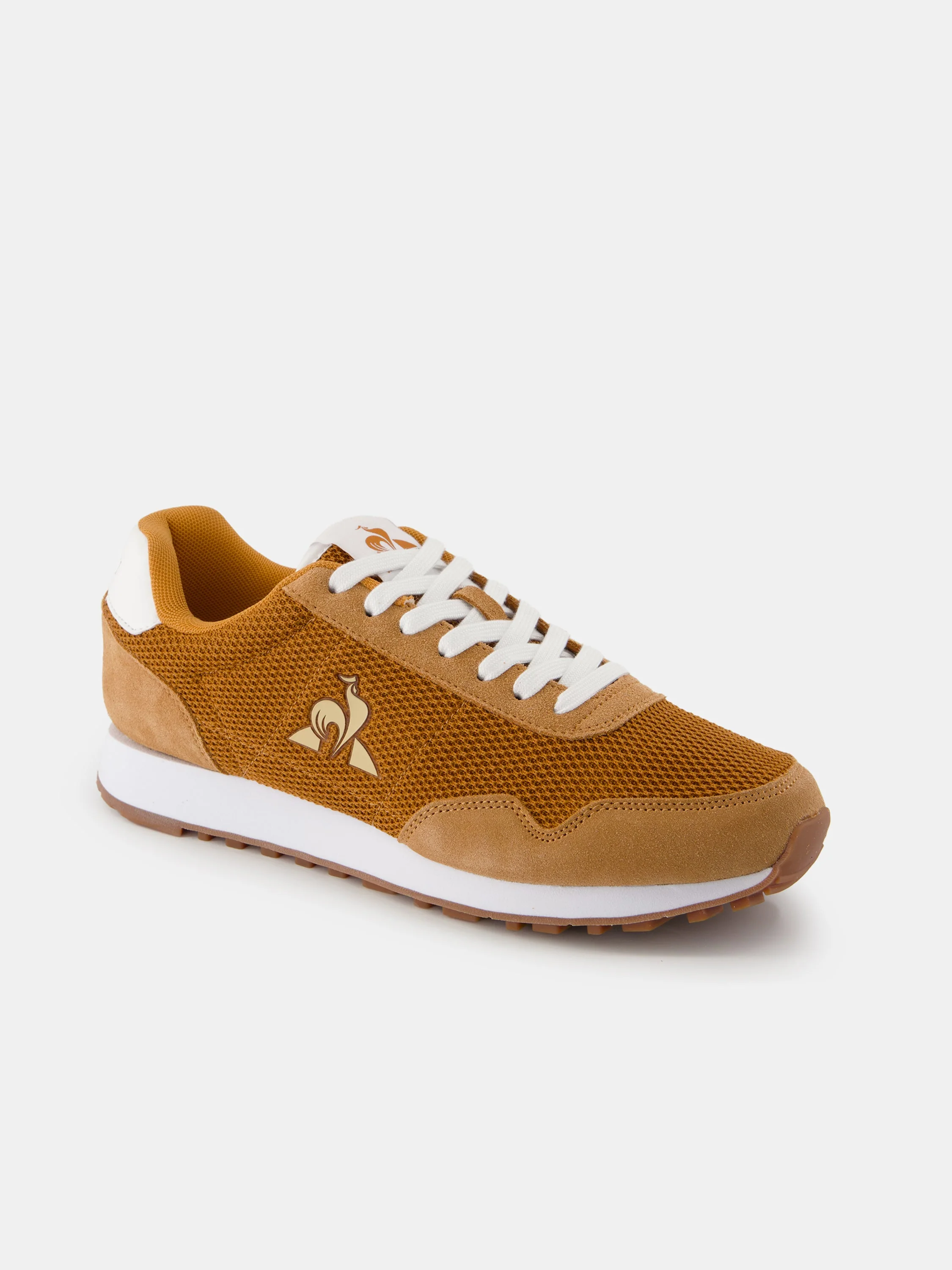 Sneakers retro-running en mesh et suede Astra