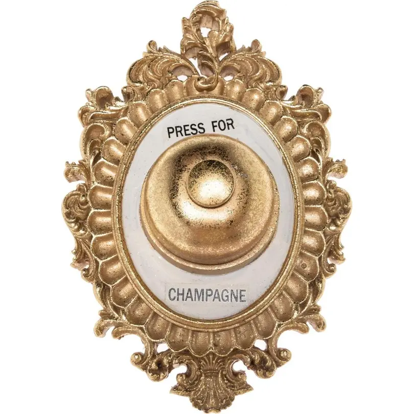 Dekoschild Champagne
