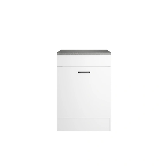 Spülenunterschrank »OPTImulti MUBO SPA616-1E  «, BxTxH: 60 x 60 x 88 cm, Weiß (Bonn214)