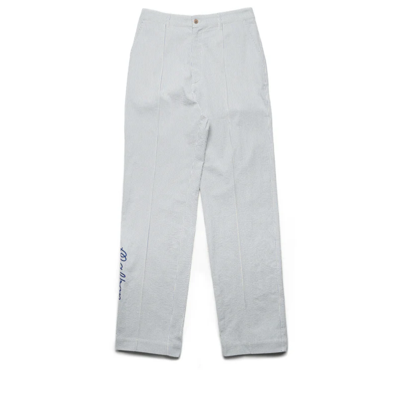 Malbon Golf Cannes Pleated Trouser - Blue