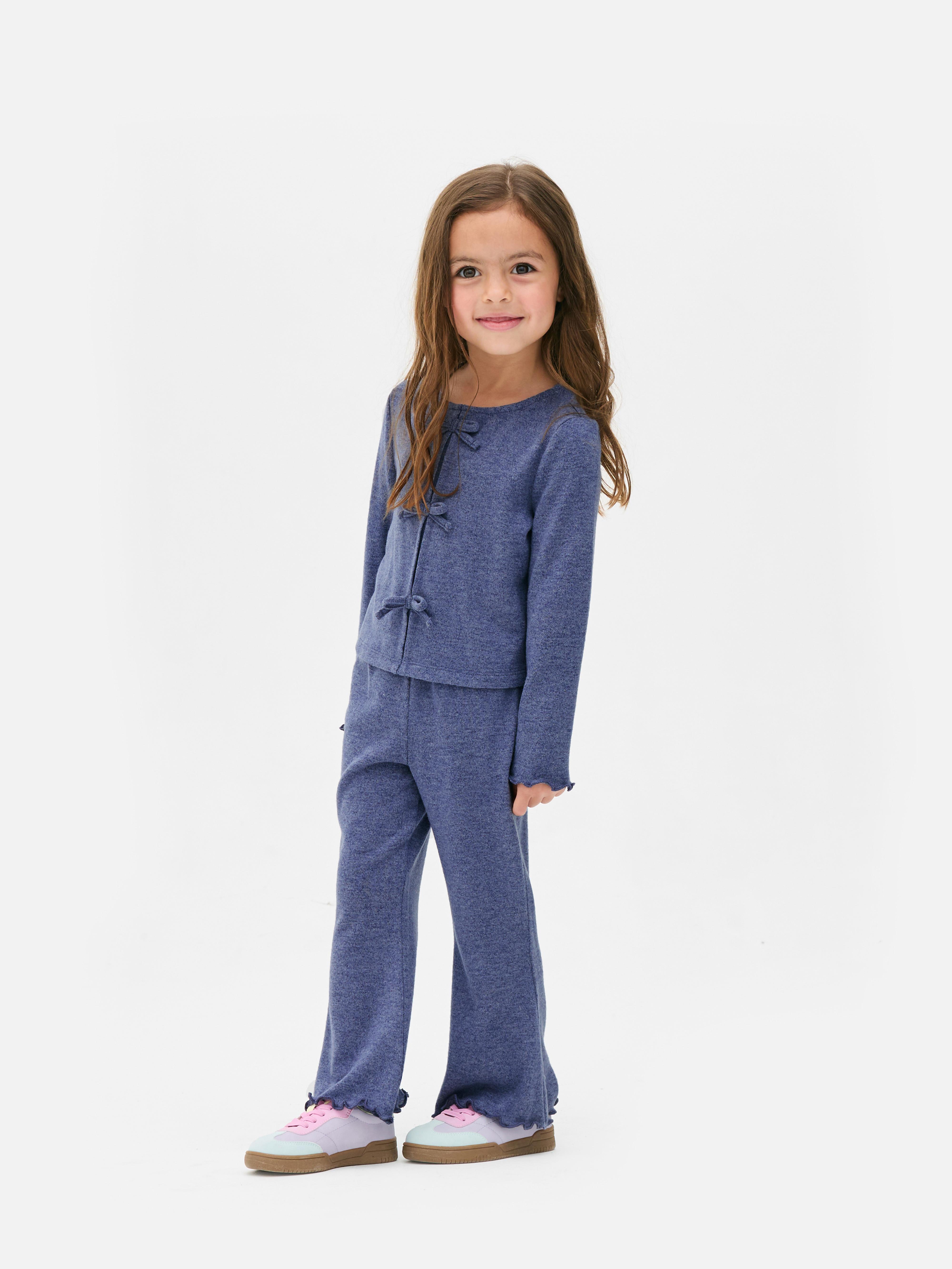 Bow T-Shirt and Flared Leggings