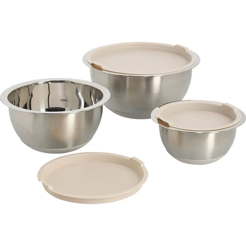 Schüssel 3-teilig Inox