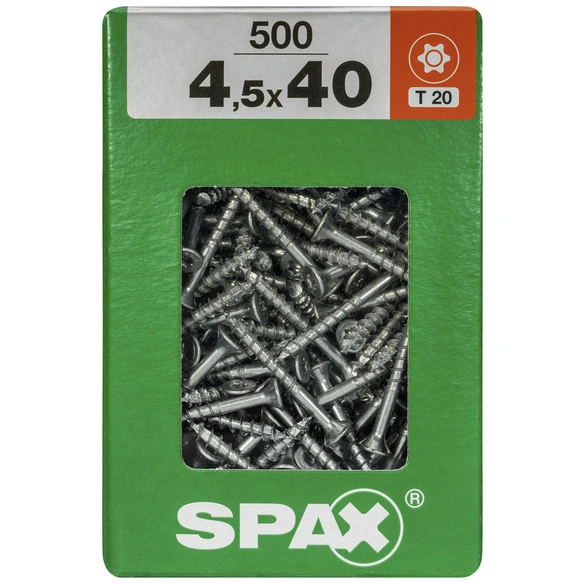 Universalschraube, 4,5 mm, Stahl, 500 Stk., TRX 4,5x40 XXL