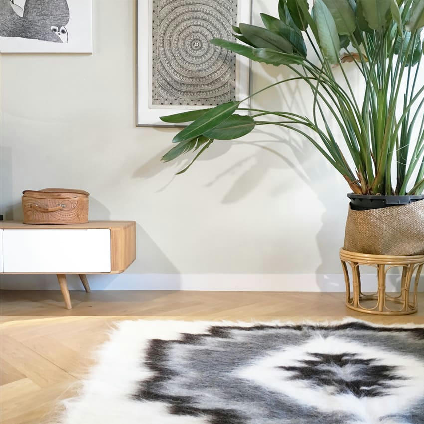 FLOORPLAID - Plaid de sol 100% laine design 3