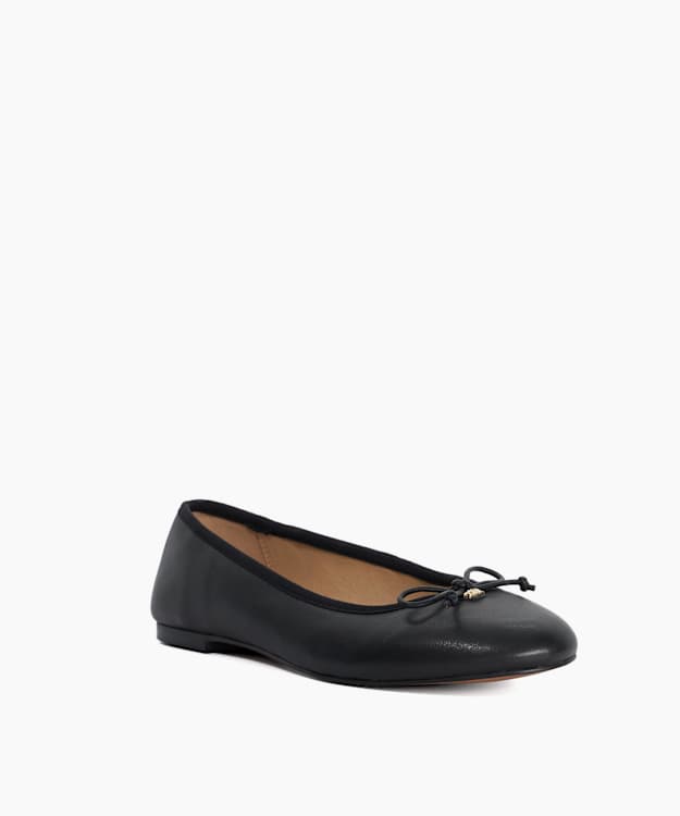 Helenne Black - Suede Ballet Flats