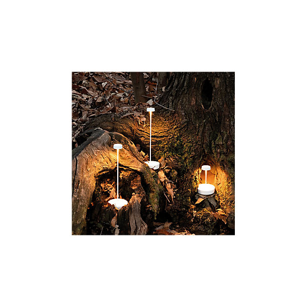 Lampe de table LED rechargeable et dimmable Swap mini pro Blanche