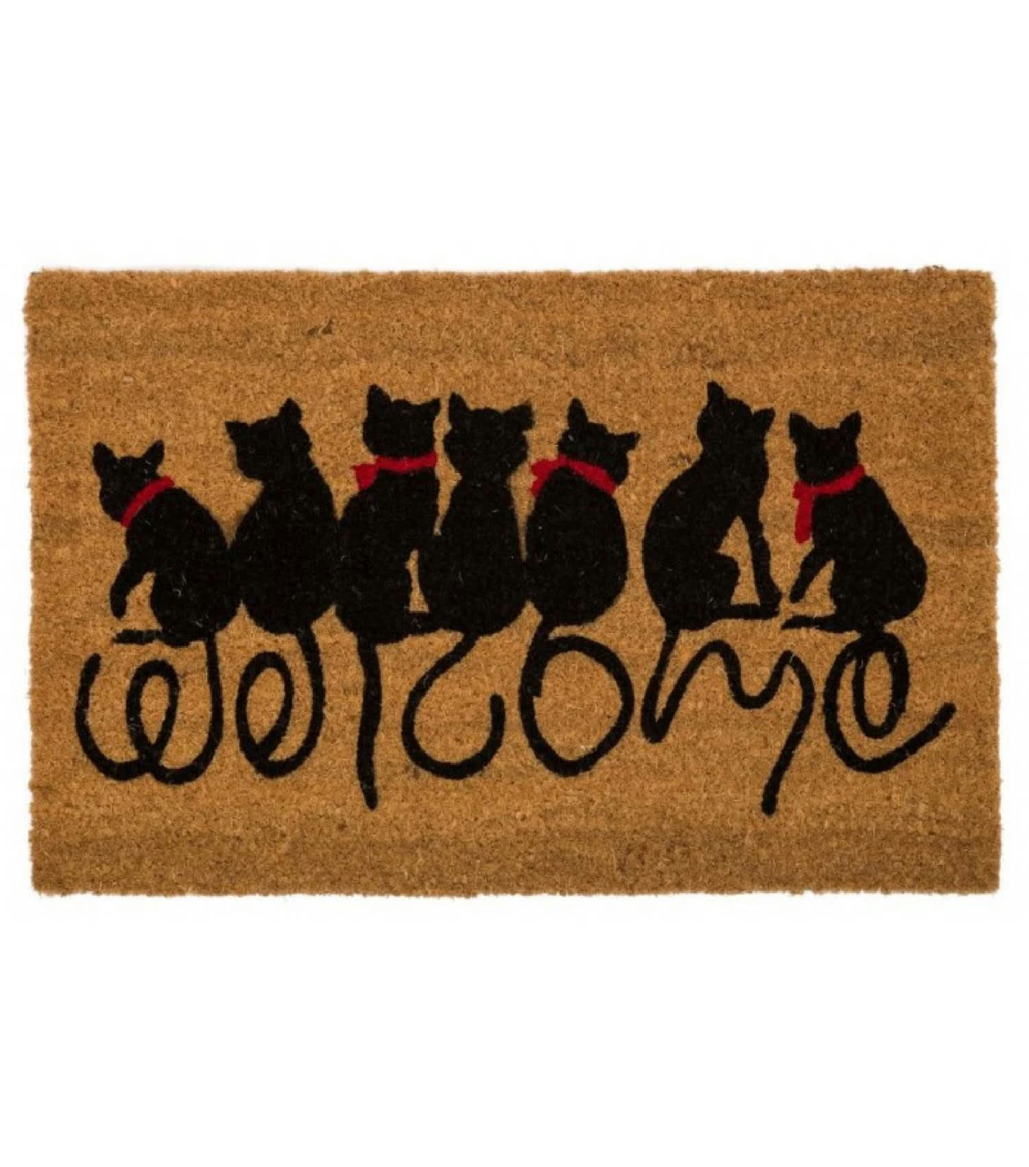 WELCOME CHATS - Paillasson coco 60x40
